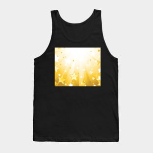 Radiant background with stars Tank Top